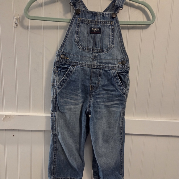 OshKosh B'gosh Other - OshKosh B'gosh Classic Blue Overalls Size 24 Months